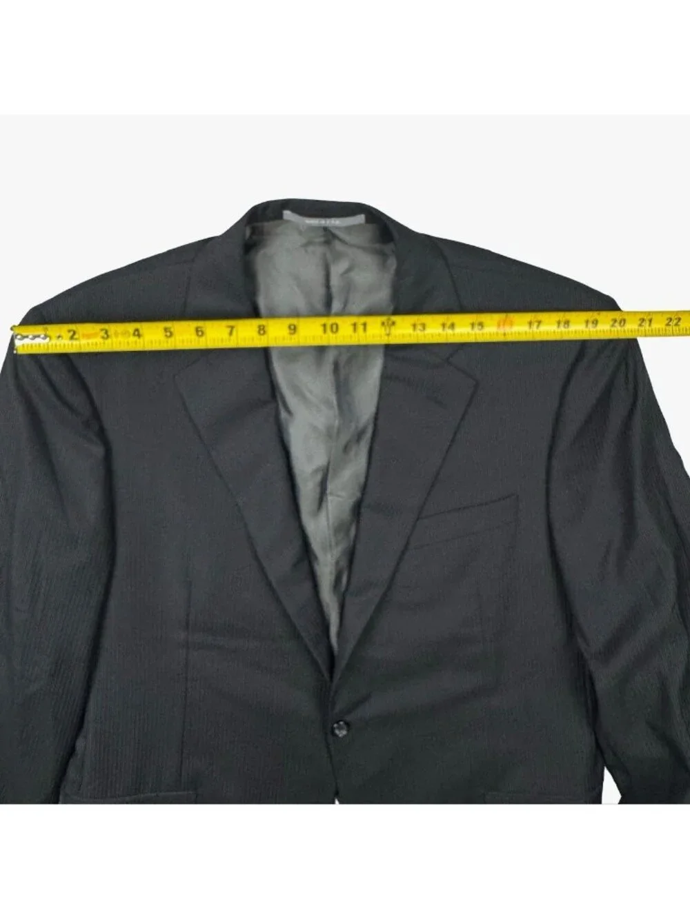 Hickey Freeman Men’s 100% Wool 2-Button Blazer Gray  • USA • 44L